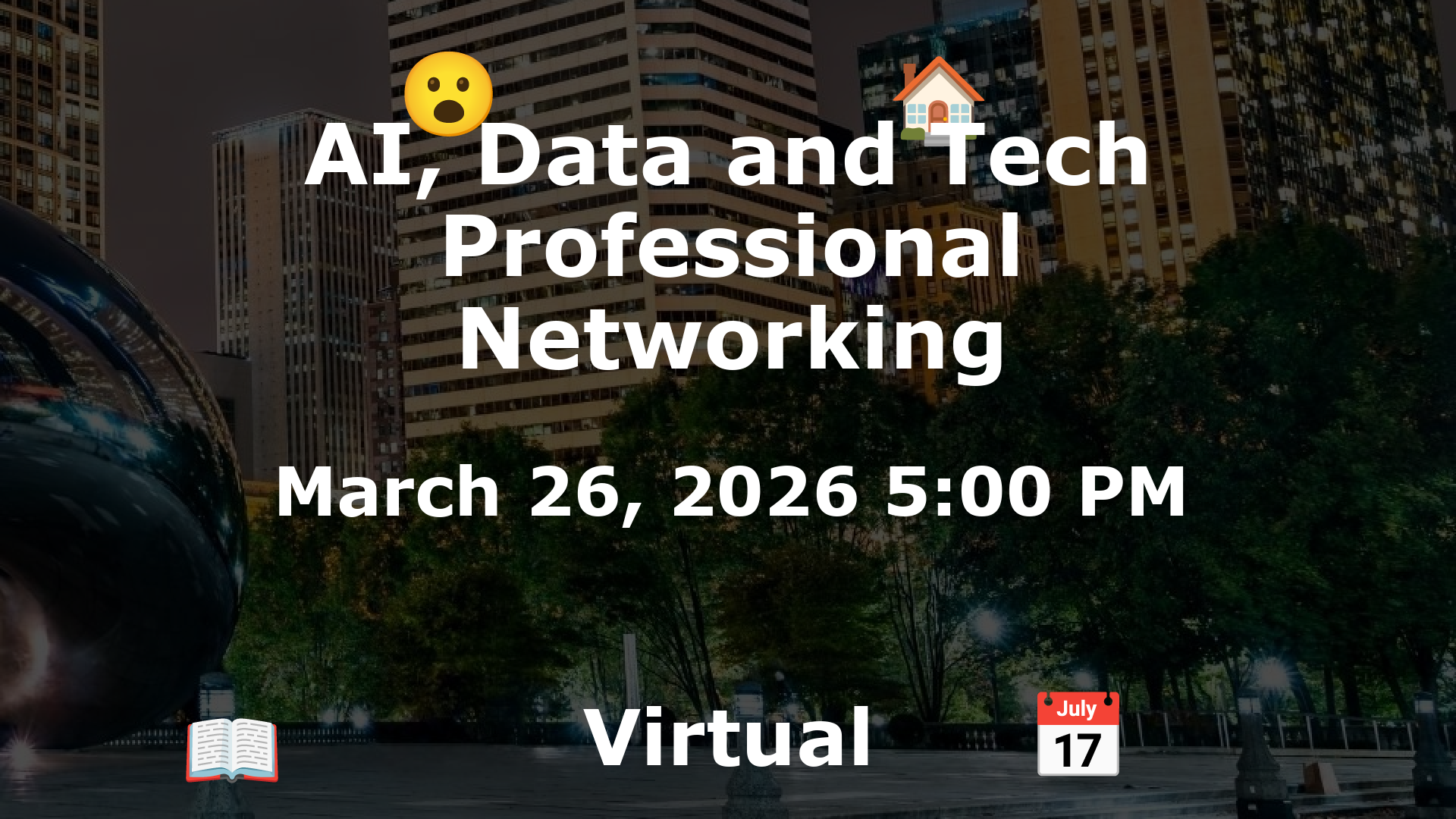 AI, Data and Tech Professional Networking event image